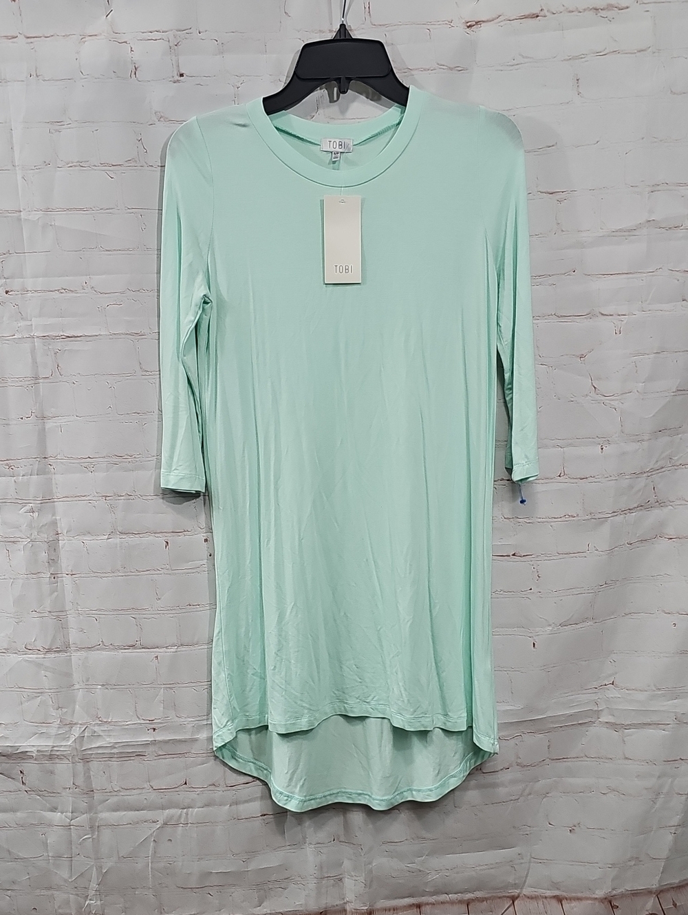 Tobi Mint Green Relaxed Fit Tunic Dress